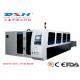Fully Enclosed Fiber Laser Metal Cutting Machine , CNC Metal Laser Cutter PC Control