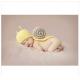 yellow snail baby hat cap Baby Photography Prop Crochet Hats beanie set