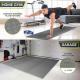 Home Gym Mats Non Slip Diamond Plate Pattern Rubber Gymnasium Flooring