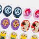 Promotion Cute Hello Kitty Stickers Custom Epoxy Resin Stickers