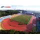 Stadium Synthetic PU Running Track 0.4Mpa Wear Resistance With IAAF Certificate