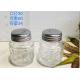 Small Salt Pepper Glass Storage Jars , Glass Sugar Jar / Glass Castors