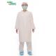 OEM Medical Disposable 35gsm PP Lab Coat For Hospital