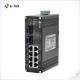 Industrial 8-port 10/100Base-T + 2-port 100BASE-FX Ethernet Switch