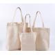 Multi Compartment Eco Canvas Bags Sustainable White Color With Handle