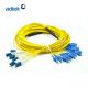 6 Fibers LC to SC Duplex Patch Cable Single Mode PVC / LSZH Pre Terminated 2mm