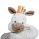 Giraff Shape Newborn Plush Toys Embroidery Logo Customized Size Easy Cleaning