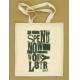 Eco Friendly Beige Recycled Organic Cotton Loop Hand Bags for Shopping