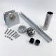 Precision Cast Galvanized Steel Sliding Gear System For Solar Greenhouse Ventilation