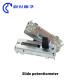 Taidacent 75mm Mixer Fader Potentiometer B10K Shaft Length 15MM Straight Sliding Dual Channel Potentiometer