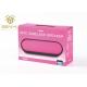 Double Wall Pink Corrugated Shipping Boxes / Wireless Speaker Corrugated Cardboard Mailers