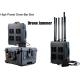 Draw - Bar Box Drone Signal Jammer Portable With 360 Watts , 1000m Jamming Range