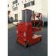 Self Propelled Aerial Work Platform Double Mast 9 Meters High Manlift In Red 150Kg Loading Capacity