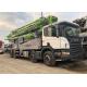 Large 56m Used Concrete Pump Truck 600L Hopper Well Maintenanced