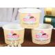 Frozen Yogurt / Ice Cream Containers With Lids Full Colour Printing