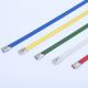 Colorful Reusable Stainless Steel Cable Ties Mini Type Epoxy Coated