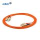 LSZH / PVC Multimode Fiber Patch Cord OM1 SC/UPC TO SC/UPC Duplex Fiber Jumper