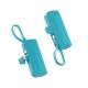 4500mAh Universal Tail Plug Power Bank With Charging Lithium Polymer Battery