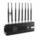 80W  8 channels Cell Phone Signal Jammer GSM 3G 4G 5G WIFI Jammer Jamming Range 100 Meters