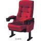 Movable PP Armrest Movie Theater Chairs With Cup Holder / Iron Steel Leg