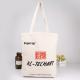 100% Cotton Custom Printed Reusable Bags Sling Bag For Gym , Foldable Shopping Bag