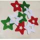 Star Shape Funny Christmas Decorations PP Material For Festival Wall Decor