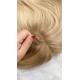 Hair topper for women human hair virgin cuticle silk topper for hairloss help