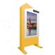 65 Inch Interactive Digital Display Screens , Floor Standing Outdoor Monitor Display