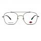 FM7112 Square Unisex Optical Metal Frame Stainless Steel Size 53-20-145