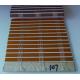 Modern Bamboo Roller Shades Moth Proof Hotel Use Horizontal Natural Dyed Color