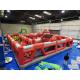 Red Trampoline Park Fun City Inflatable Theme Park Amusement Park Big Adult Inflatable Bounce Houses For Sale For Kids
