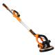 9 Inch 225mm Electric Wall Sander Machine Self-Vacuuming Double Lamp Long Rod