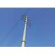 66KV Electric Masts Galvanized Power Transmission Line Steel Pole