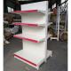 Factory Customized color size double-sided shelves supermarket metal