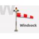 IP67 Solar Powered Windsock For Wind Direction Airport Obstruction Light
