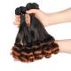 Grade 7A Virgin Remy Hair Wholesale Ombre Color Loose Wave Brazilian Hair Bundles