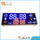Multicolor 8 Digit 7segment LED Display  Custom Led Display For Gas Cooker