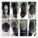 Human hair lace front wig 13''x4''silk 4''x4'' indian remy yaki  hair,120%-180% density