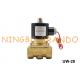 UW-20 2W200-20 3/4 NBR Diaphragm Uni-D Type Water Air Oil Solenoid Valve Normally Closed DC12V AC110V