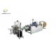 Automatic shopping paper bag twisted handle making pasting machine