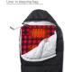61cm Width Electric Sleeping Bag Liner , Self Heating Sleeping Bag With 5V 2A Power