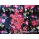 New burnout antistatic flower polyester fabric miro velvet fabric women apparel fabric