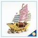 Handmade Metal & Crystal Trinket Box Sailing Shape Jewelry Box SCJ679