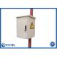 Pole Mounted Outdoor Electrical Cabinet Rustproof With 4 Fans for Cooling