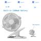 PCB Mini Portable Battery Fan 1200mAh Rechargeable Clip Stroller Fan