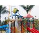Commerial Kids' Water Park Playground Equipment With Slides , SGS Audited Water Park Equipment Supplier