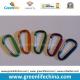 Promotional gifts aluminium D-shaped camping carabiner different colors available in stock