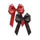 Pre-made Gift Decoration Printed Happy Everyday Ribbon Pretie Ribbon tie Craft Satin Gift Ribbon Bow for gift package