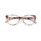 Eco Friendly Acetate Frame Glasses Women Cat Eye Optical Glasses Frame Bridge 16mm