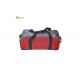 Dual Handles Contrast Color Nylon Duffle Bag